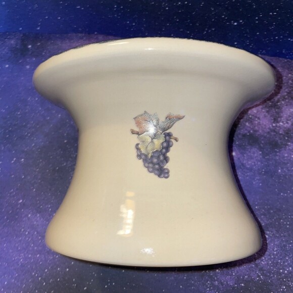 Home & Garden Party Stoneware - Fruit Design - Cake Plate W/pedestal - Picture 6 of 8